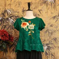 Tuyết Hằng -Giới thiệu sản phẩm áo lụa tơ tằm thêu lắc tay truyền thống – Vẻ đẹp tinh hoa Việt